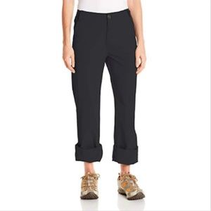 Royal Robbins Pants 8 Black Adjustable Waist & Hem